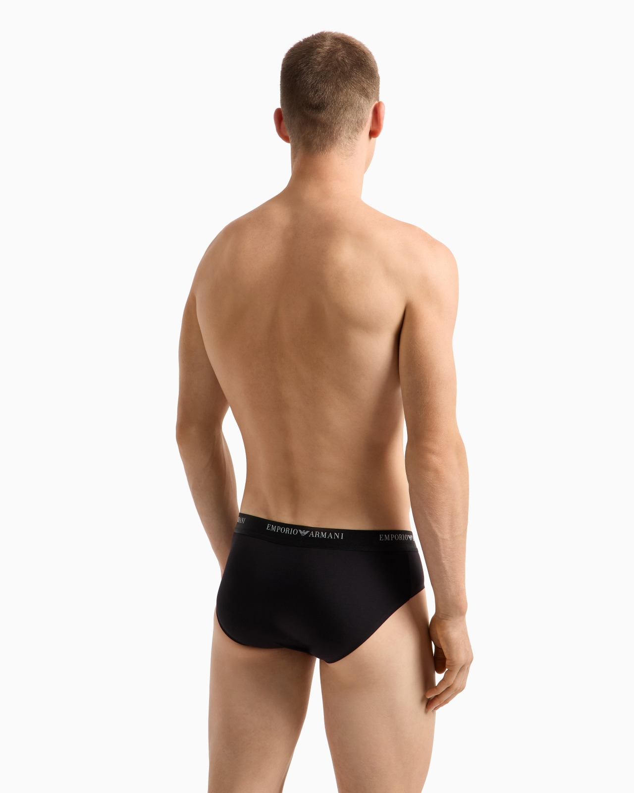 Soft modal briefs with logo waist - 3