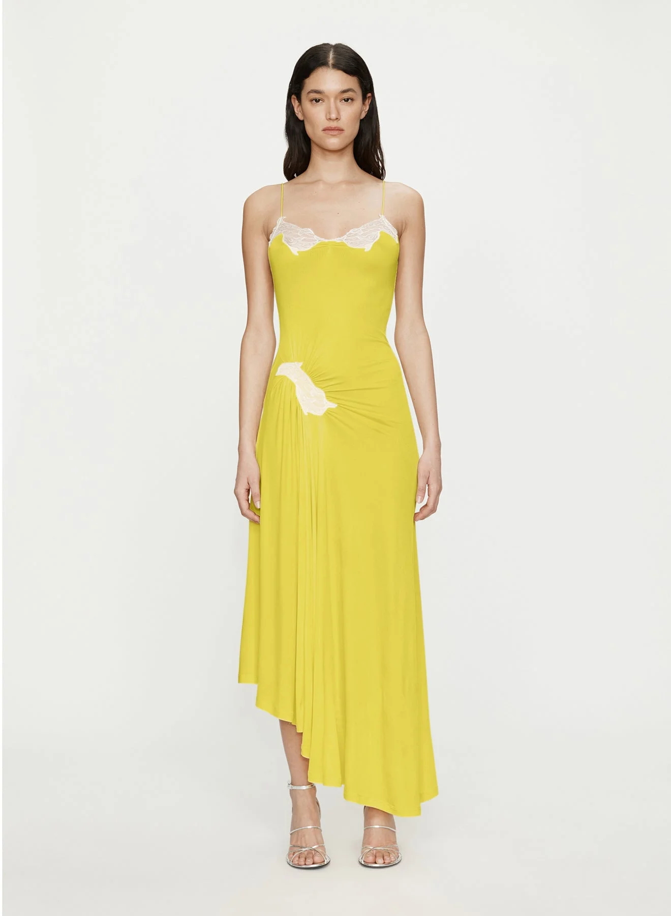 Delphin Lace Rib Cami Dress - 1