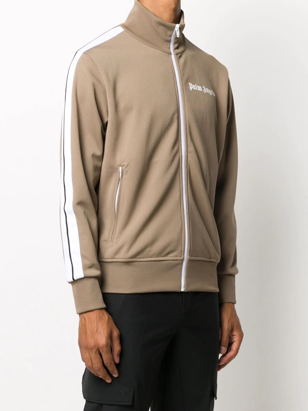 side panel zip-up sweatshirt - 3