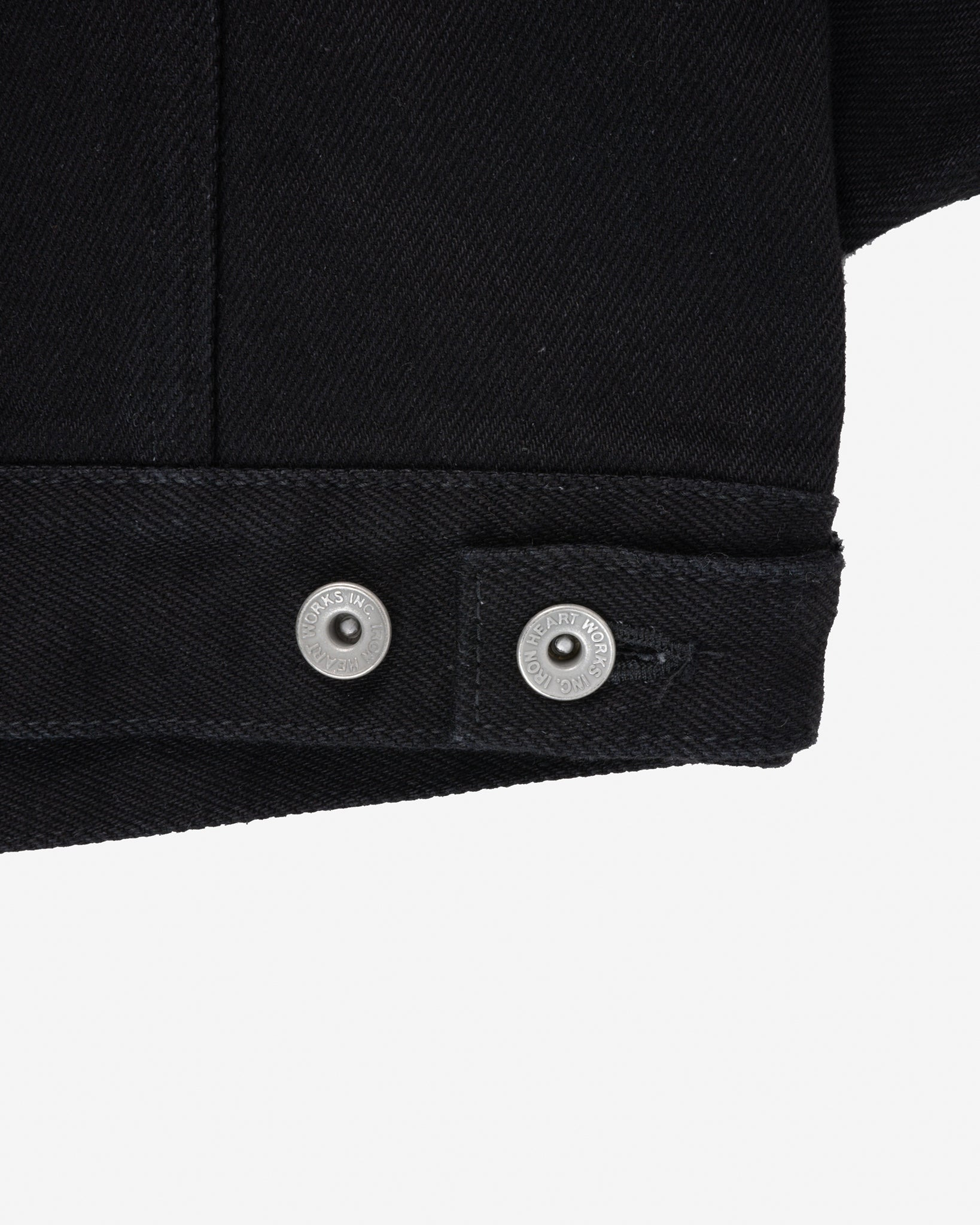 IH-526-SBG 21oz Selvedge Denim Modified Type III Jacket - Superblack (Fades To Grey) - 12