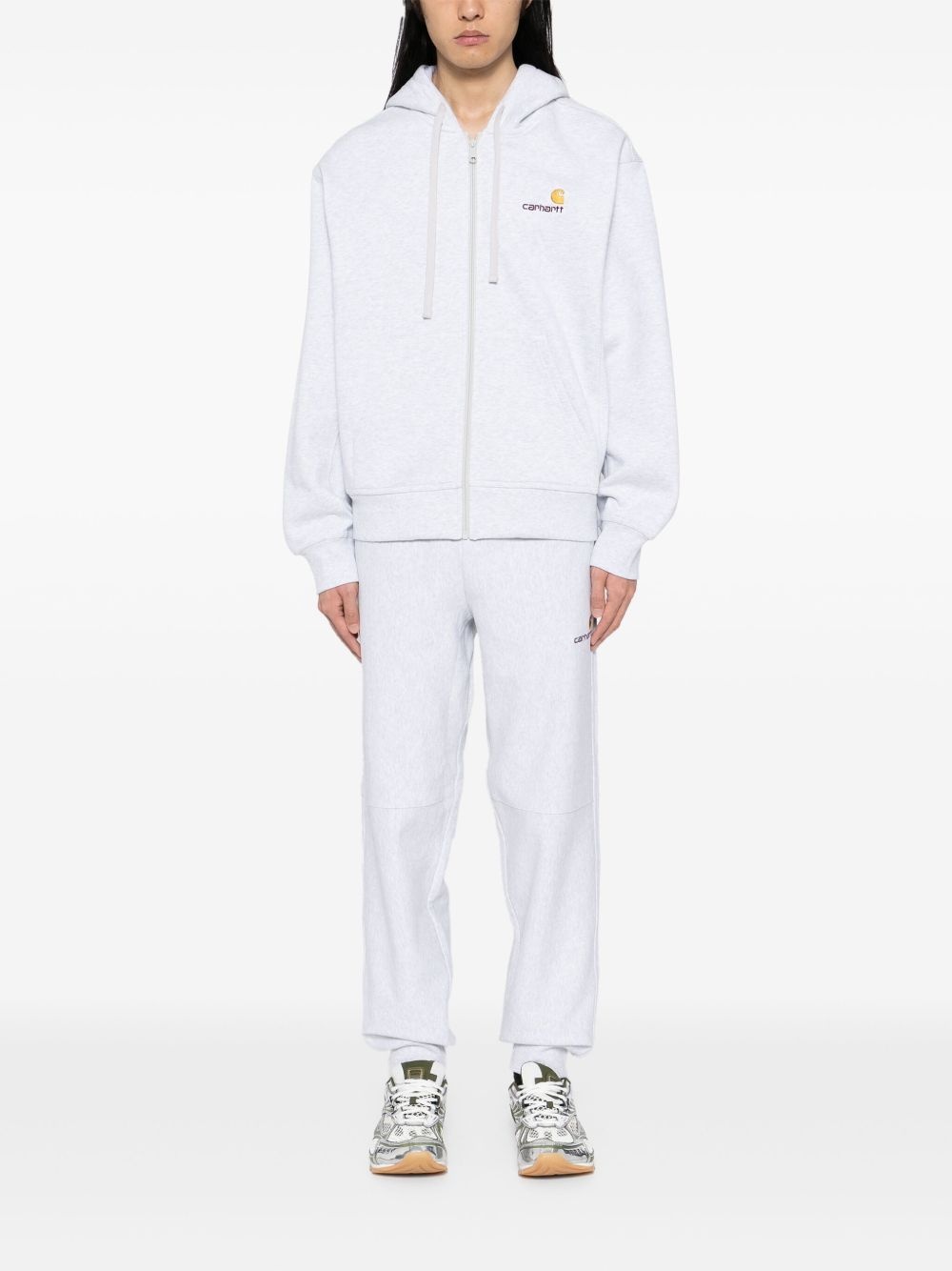 logo-embroidered hoodie - 2