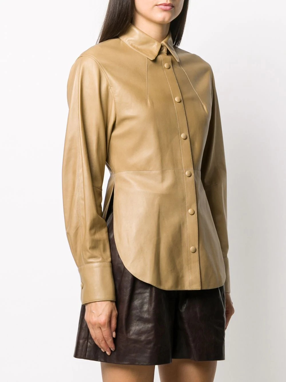 Xiao lambskin shirt - 3