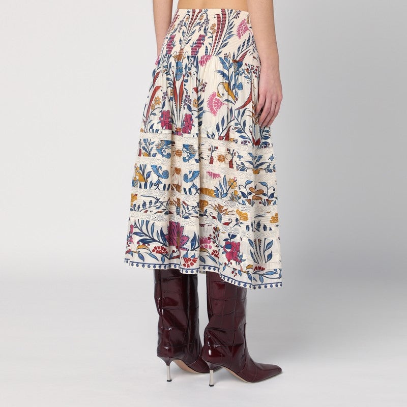 FARM Rio - FARM Rio Multicoloured print midi skirt - 2