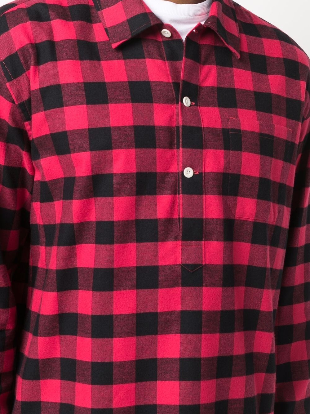 MILITARY tartan-check shirt - 5