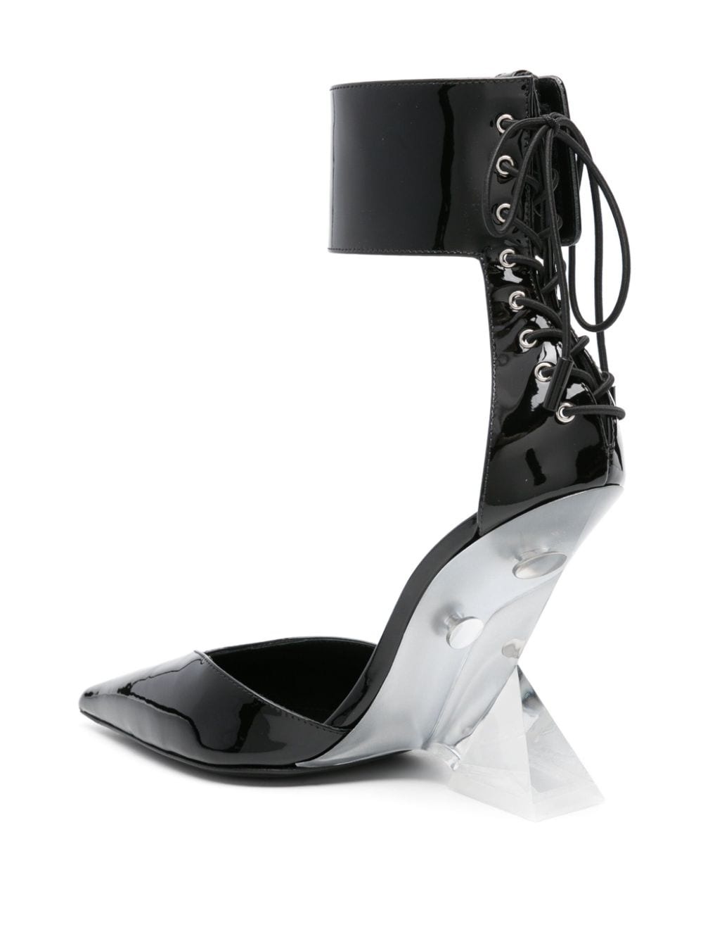 Morgan 105mm lace-up pumps - 3
