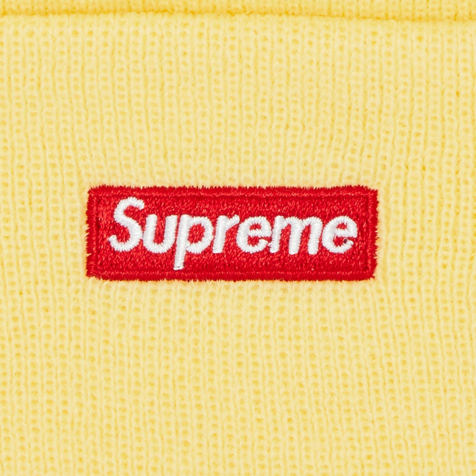 Supreme New Era Varsity Beanie Light Yellow