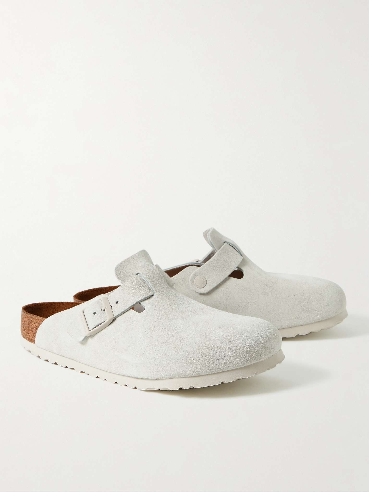Boston Suede Clogs - 4