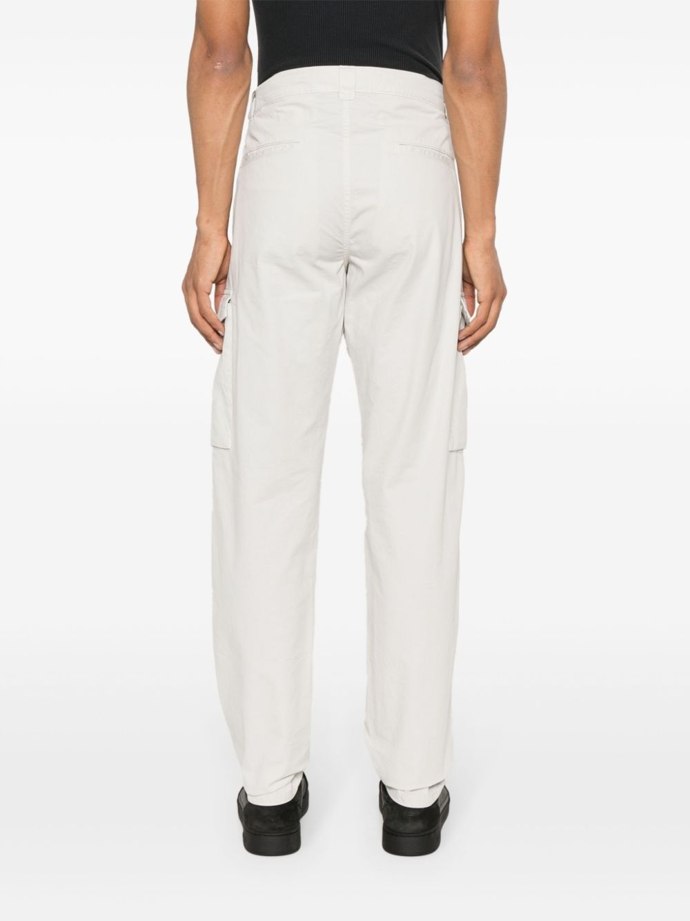 logo-appliquÃ© cargo pants - 4