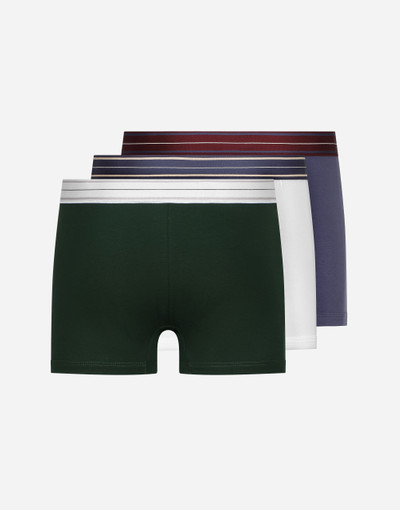 Dolce & Gabbana Stretch cotton regular-fit boxers 3-pack outlook