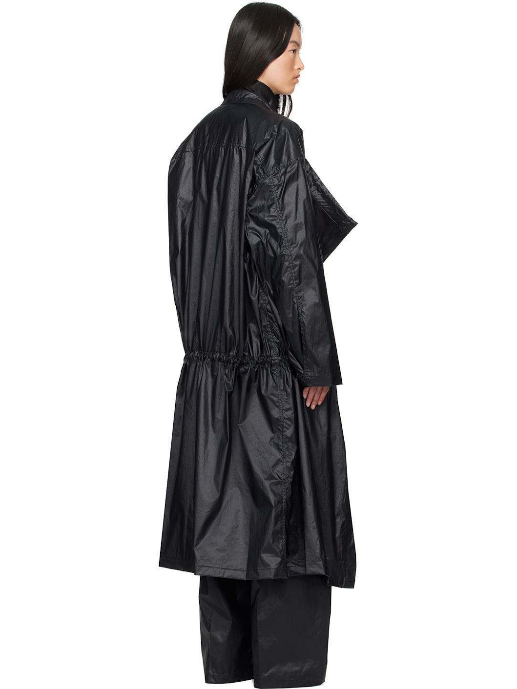 Black No.314 Technical Long Coat - 3