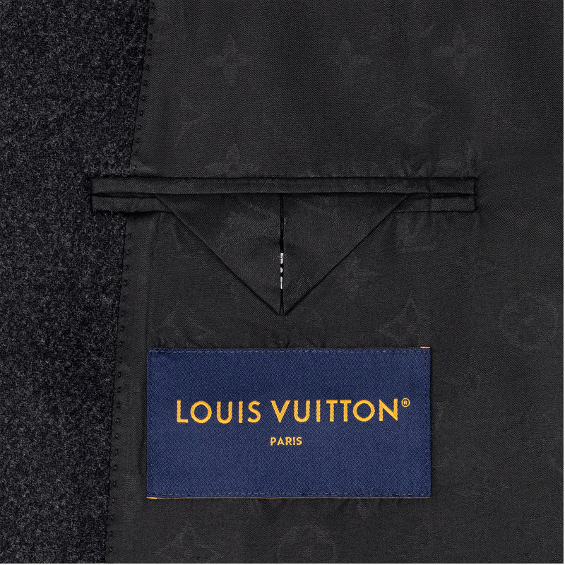 Double-Breasted Cashmere And Wool Blend Tailored Coat 5