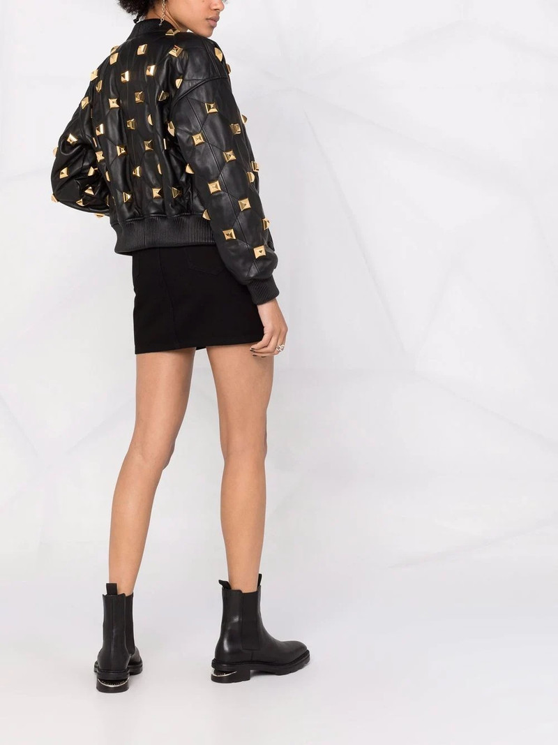 studded quilted bomber jacket 4