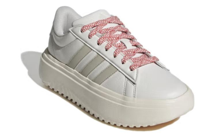 (WMNS) adidas Grand Court Platform Shoes 'Beige Pink' IE1094 - 3