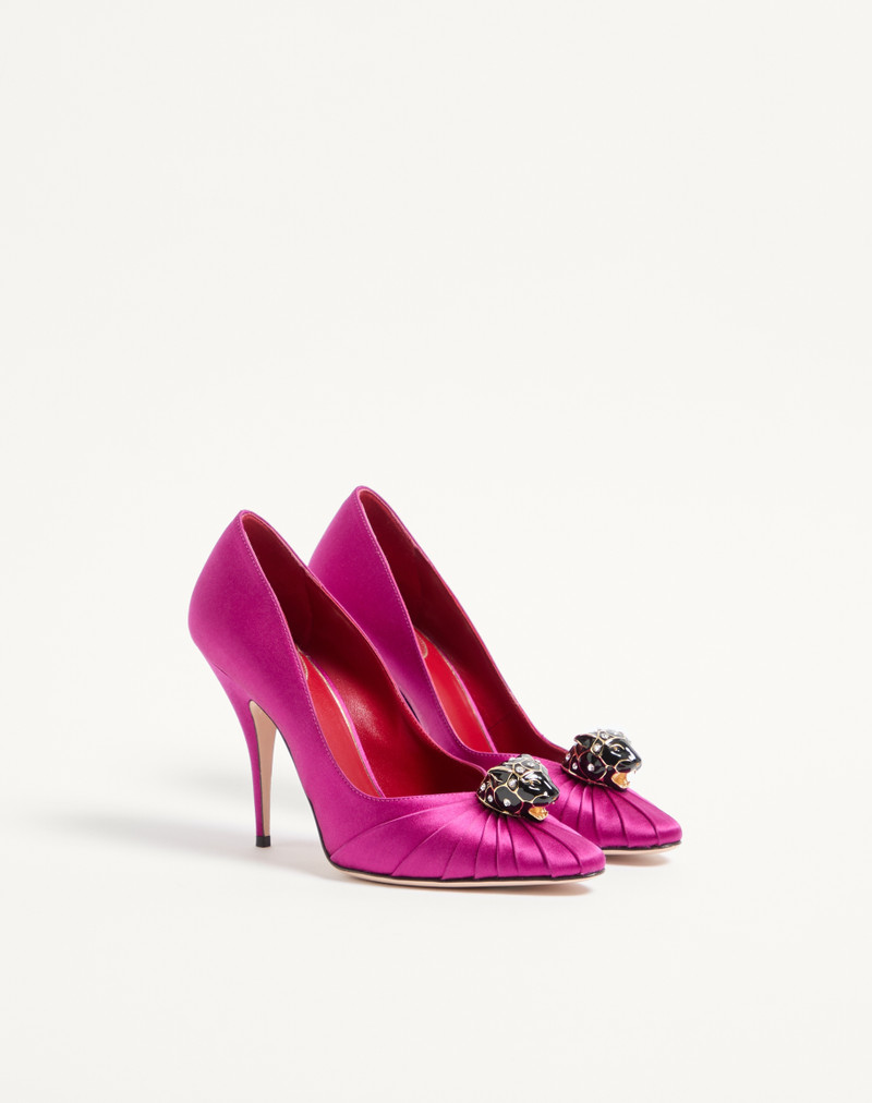 PANTHEA PUMPS IN SATIN 105MM 2