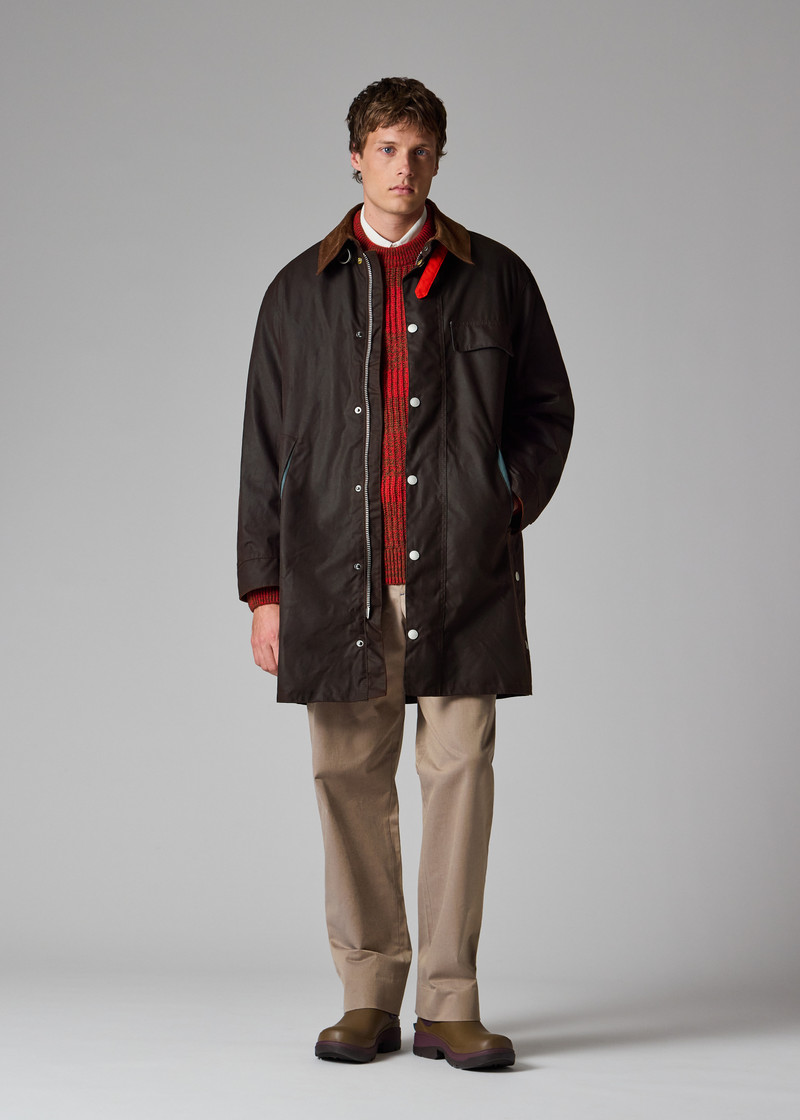 Paul Smith loves Barbour - Rustic Beeston Wax Jacket 6
