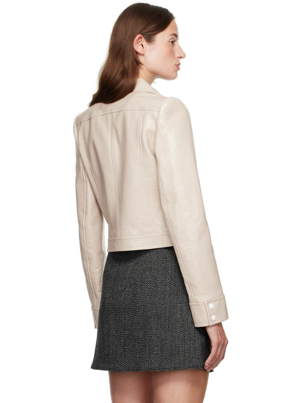 Beige Reedition Vinyl Jacket - 3
