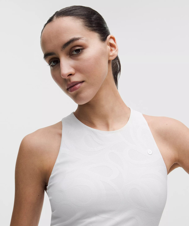 Paisley-Mesh Pleated Tennis Dress 3