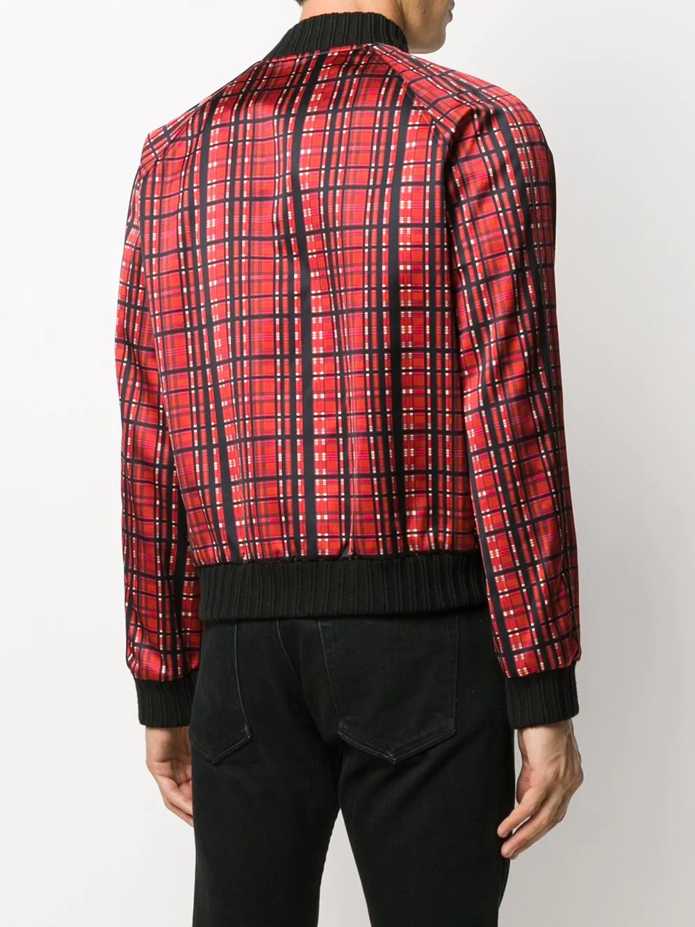 plaid bomber jacket - 4