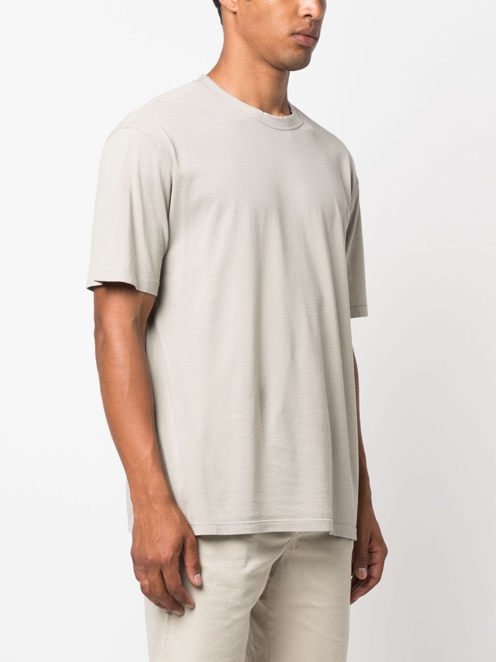 logo-patch cotton T-shirt - 3