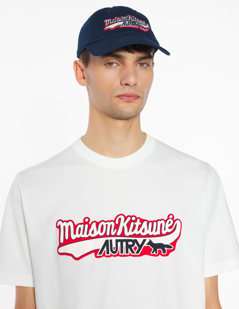 MAISON KITSUNE x AUTRY VARSITY TEE-SHIRT 4