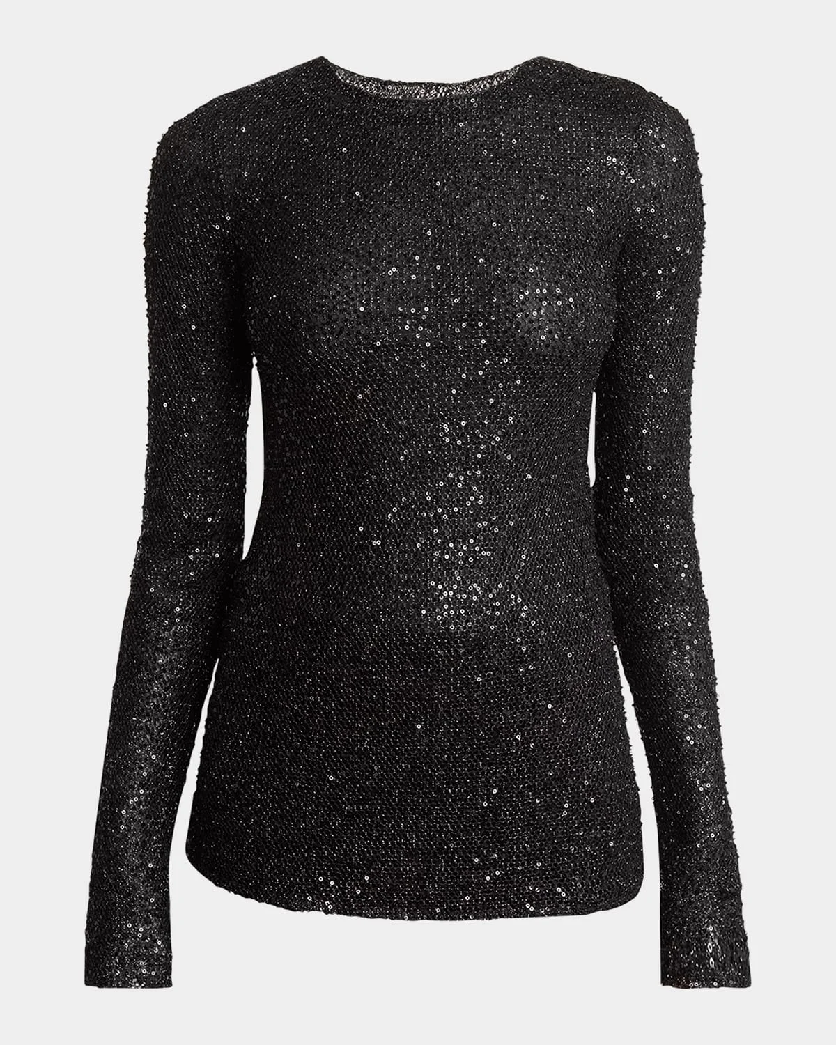 Sophie Long-Sleeve Sequin Top - 1