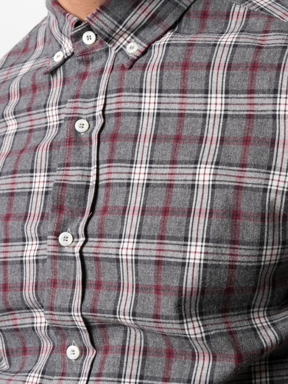 checked cotton shirt - 5