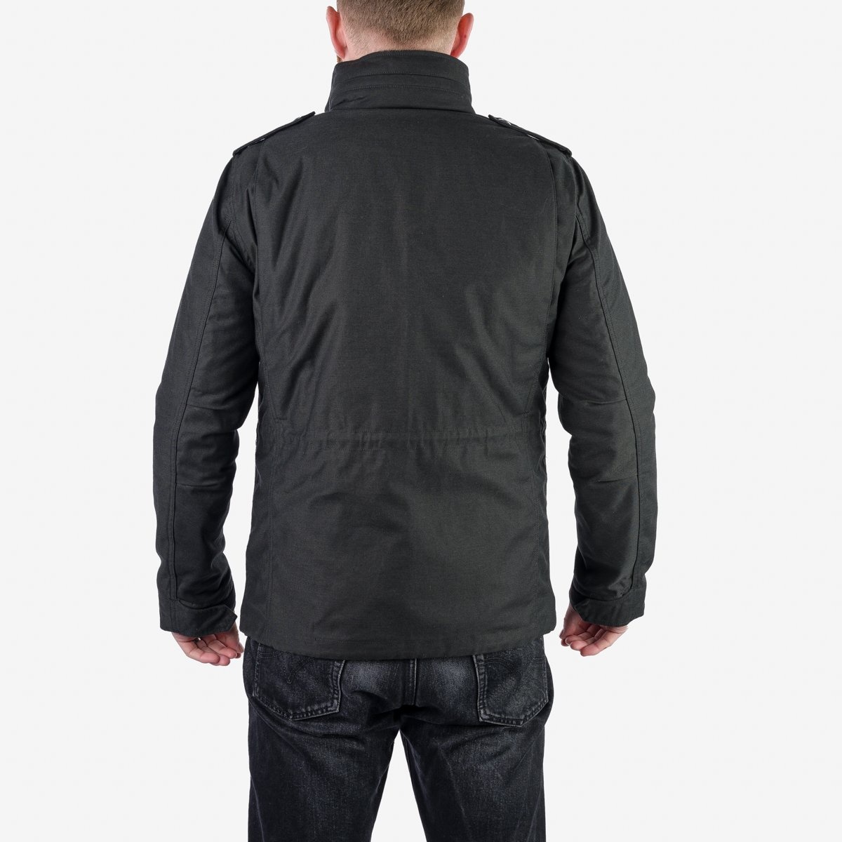 IHM-41-BLK Quilt Lining M65 Field Jacket - Black - 4