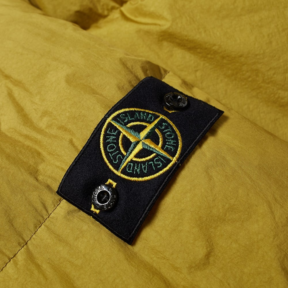 Stone Island Garment Dyed Crinkle Reps Hooded Down Jacket - 3