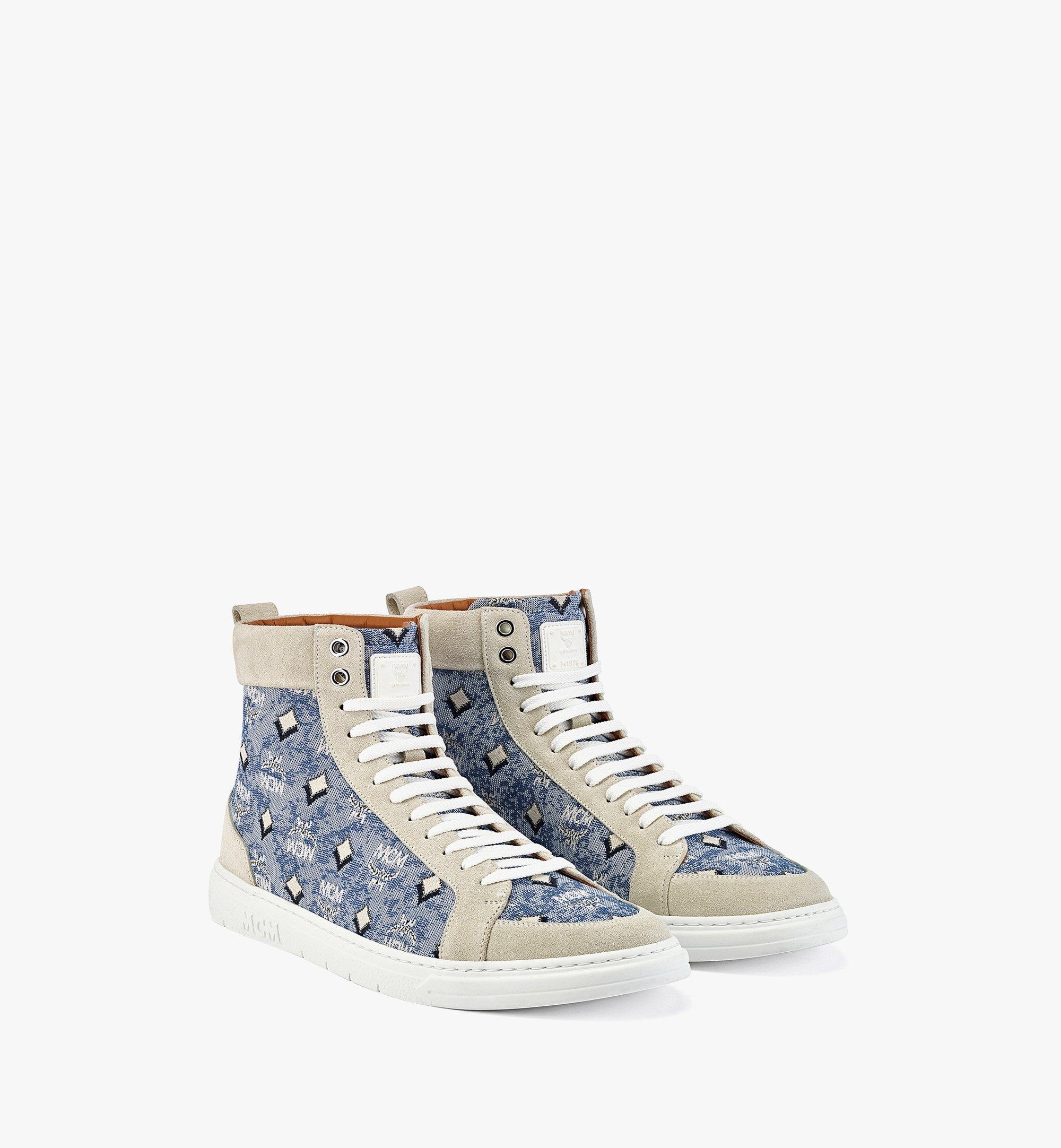 Men’s Terrain Hi Sneakers in Vintage Monogram Jacquard - 1