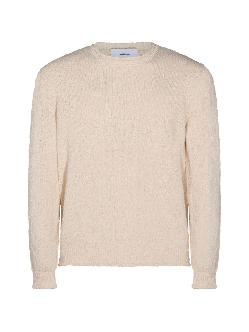 textured crew neck sweater 1