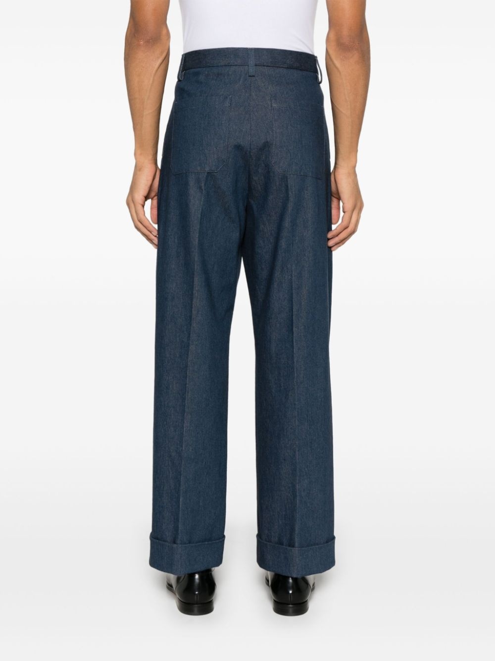 wide-leg jeans - 4