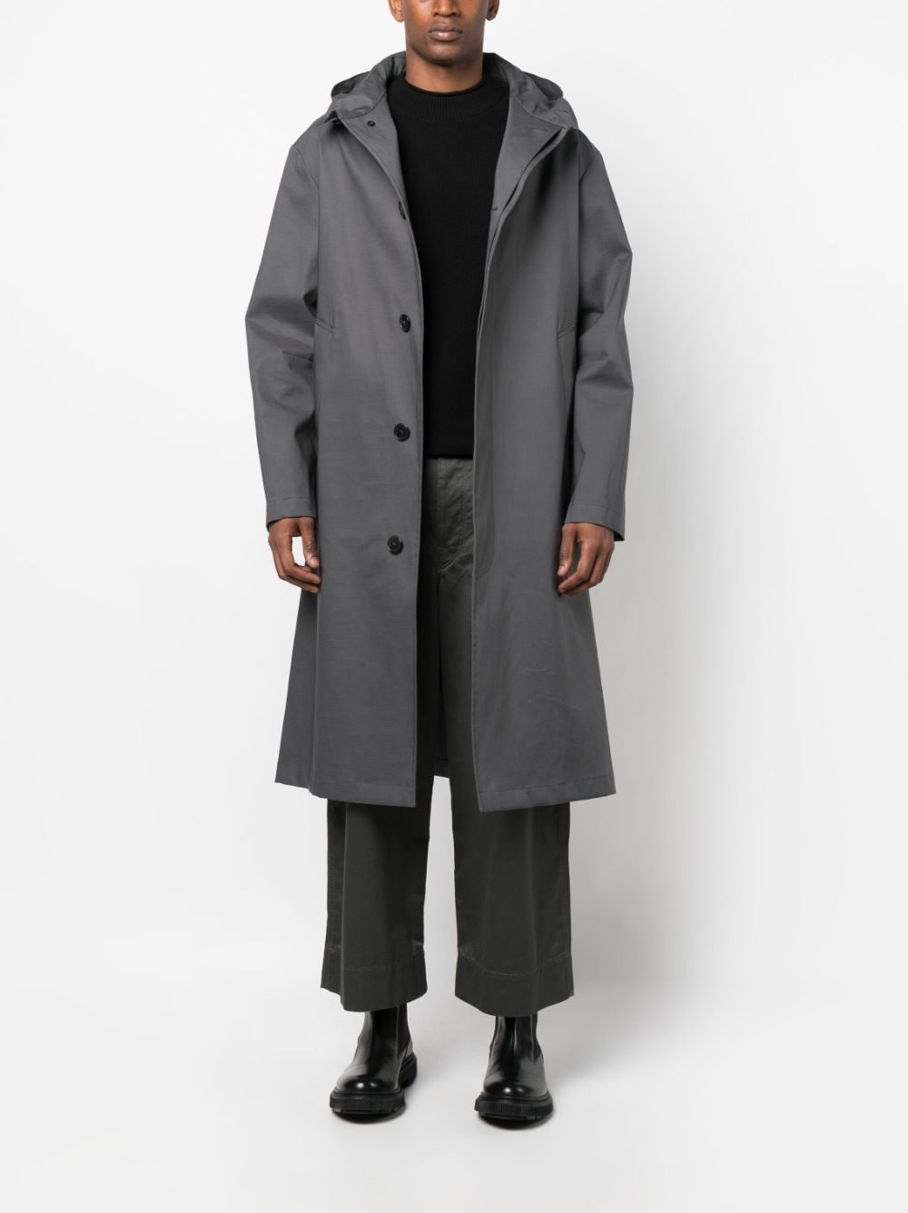 Wolfson hooded raincoat - 2