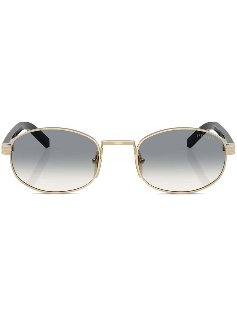 oval-frame sunglasses 1
