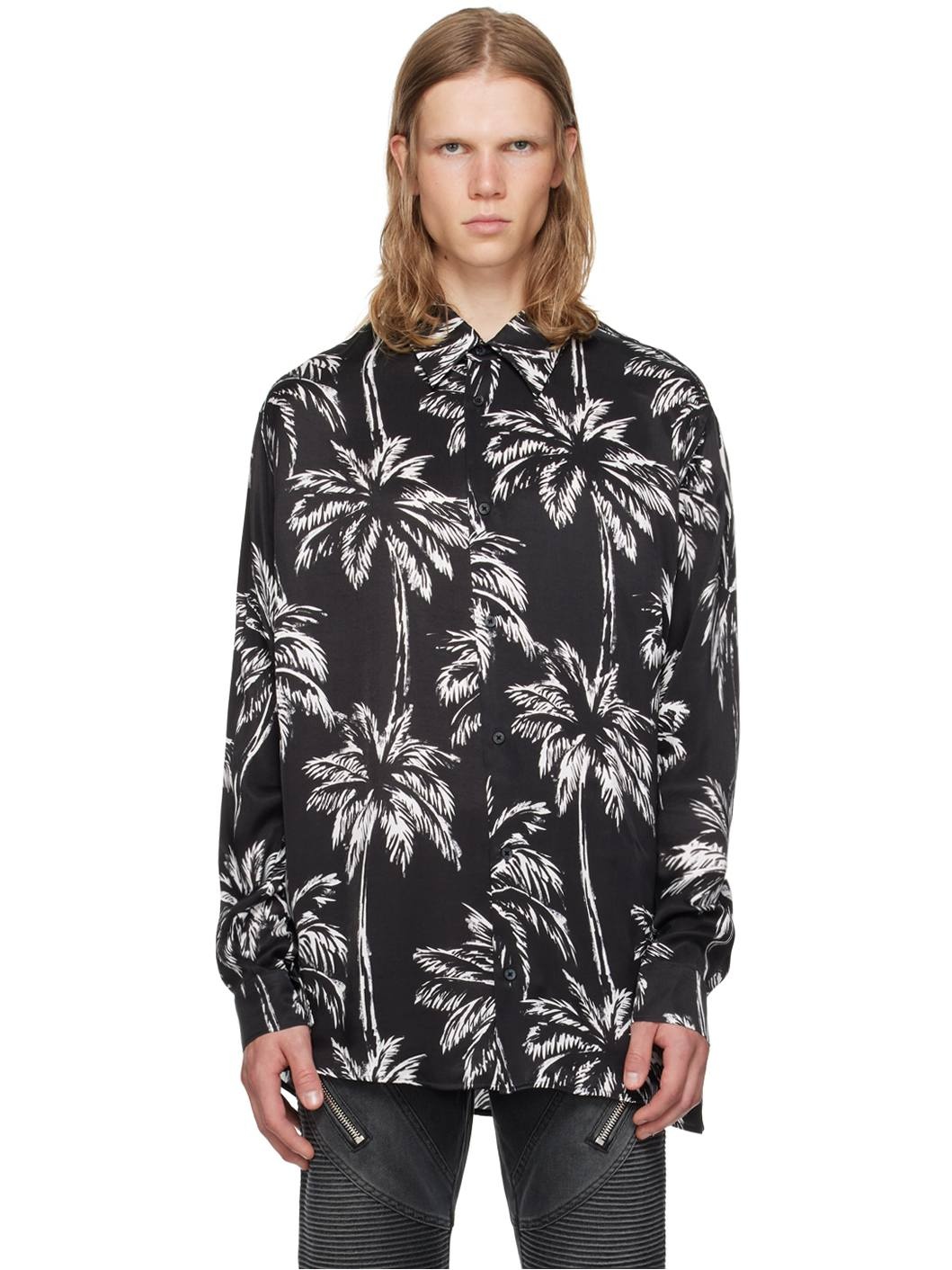 Black Palm Tree Shirt - 1