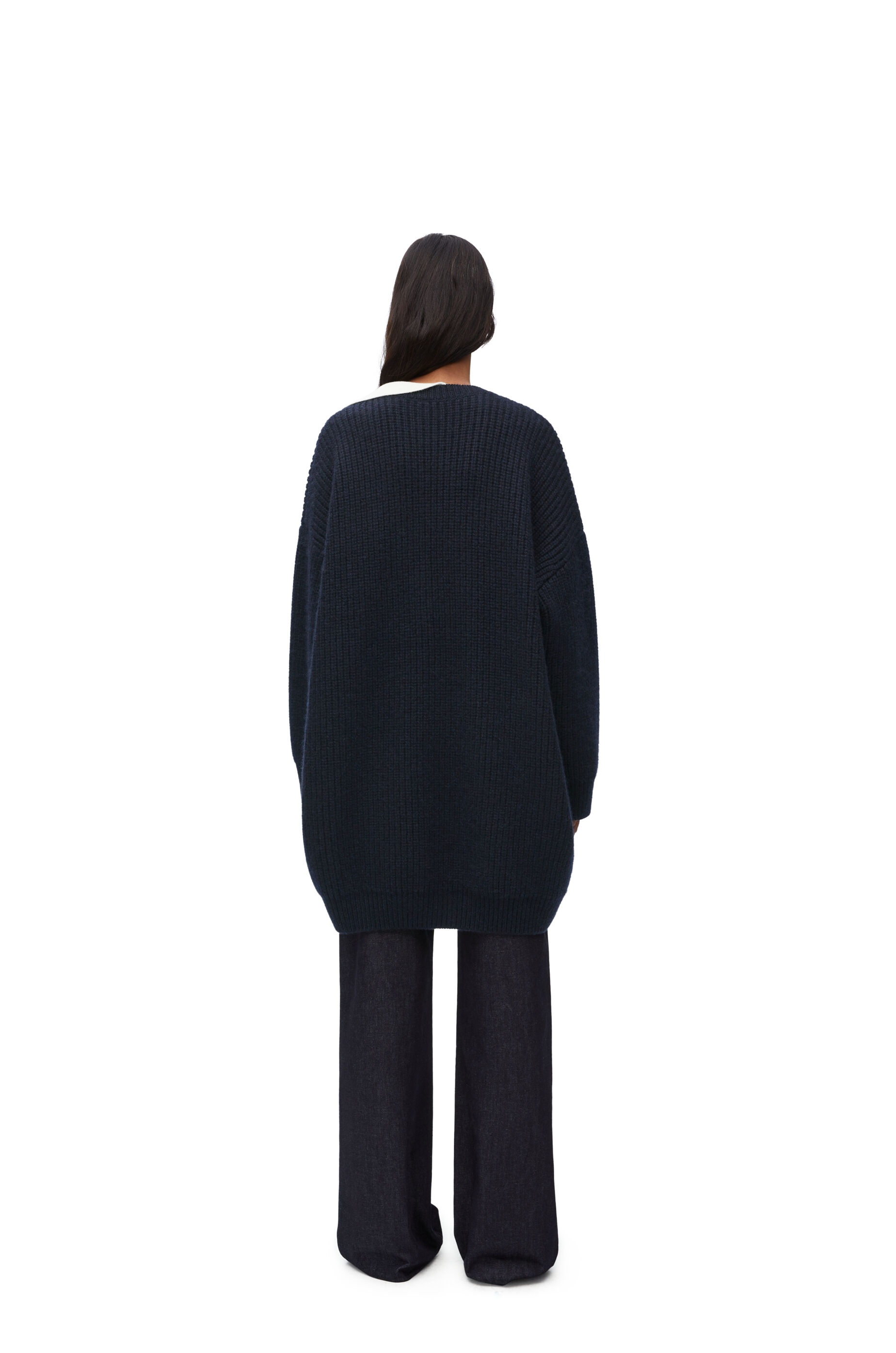 Oversized sweater in cashmere and mohair - 3