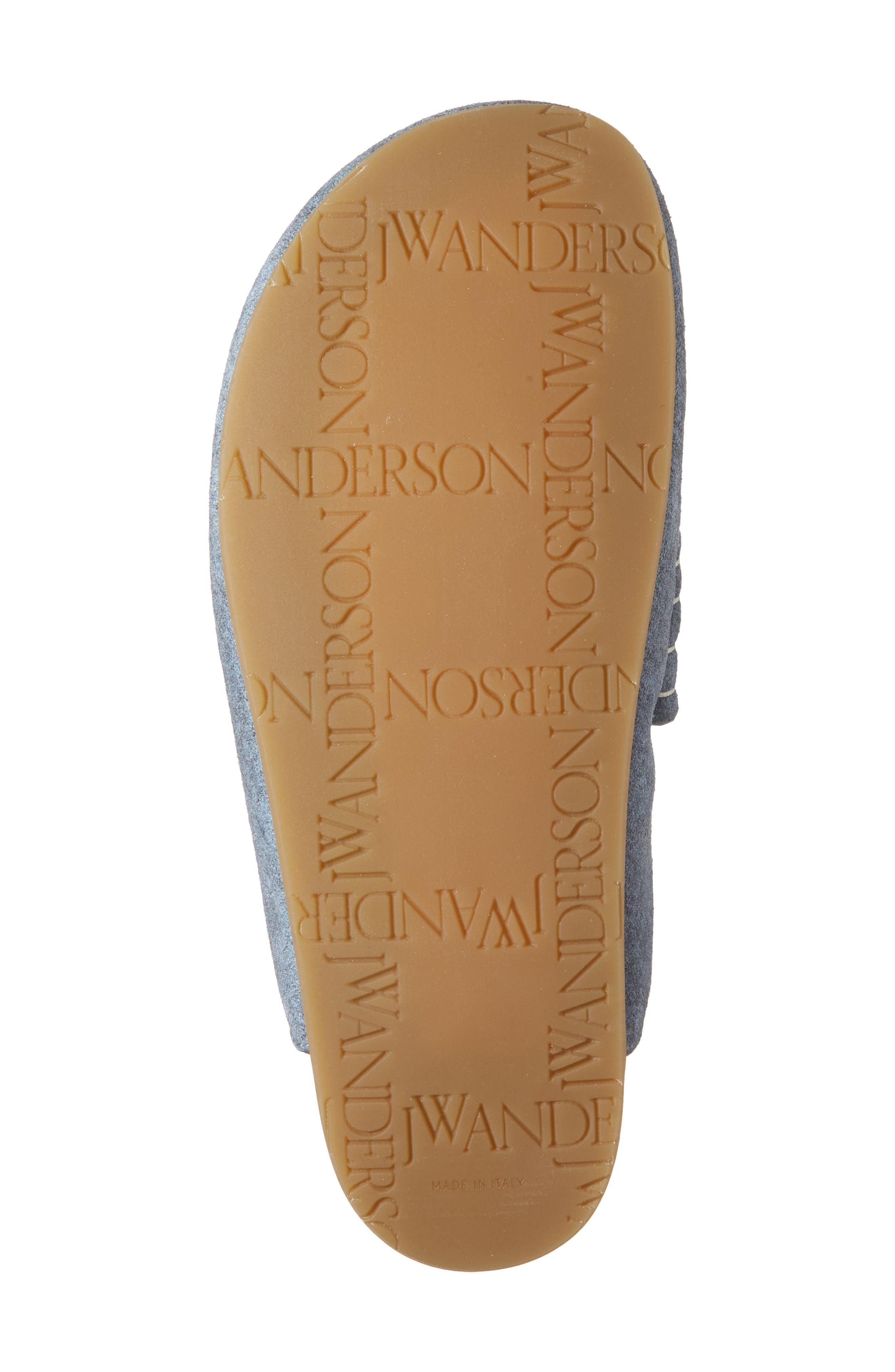 JW Anderson Stitch Penny Loafer Mule in Denim Blue 820 at Nordstrom - 6