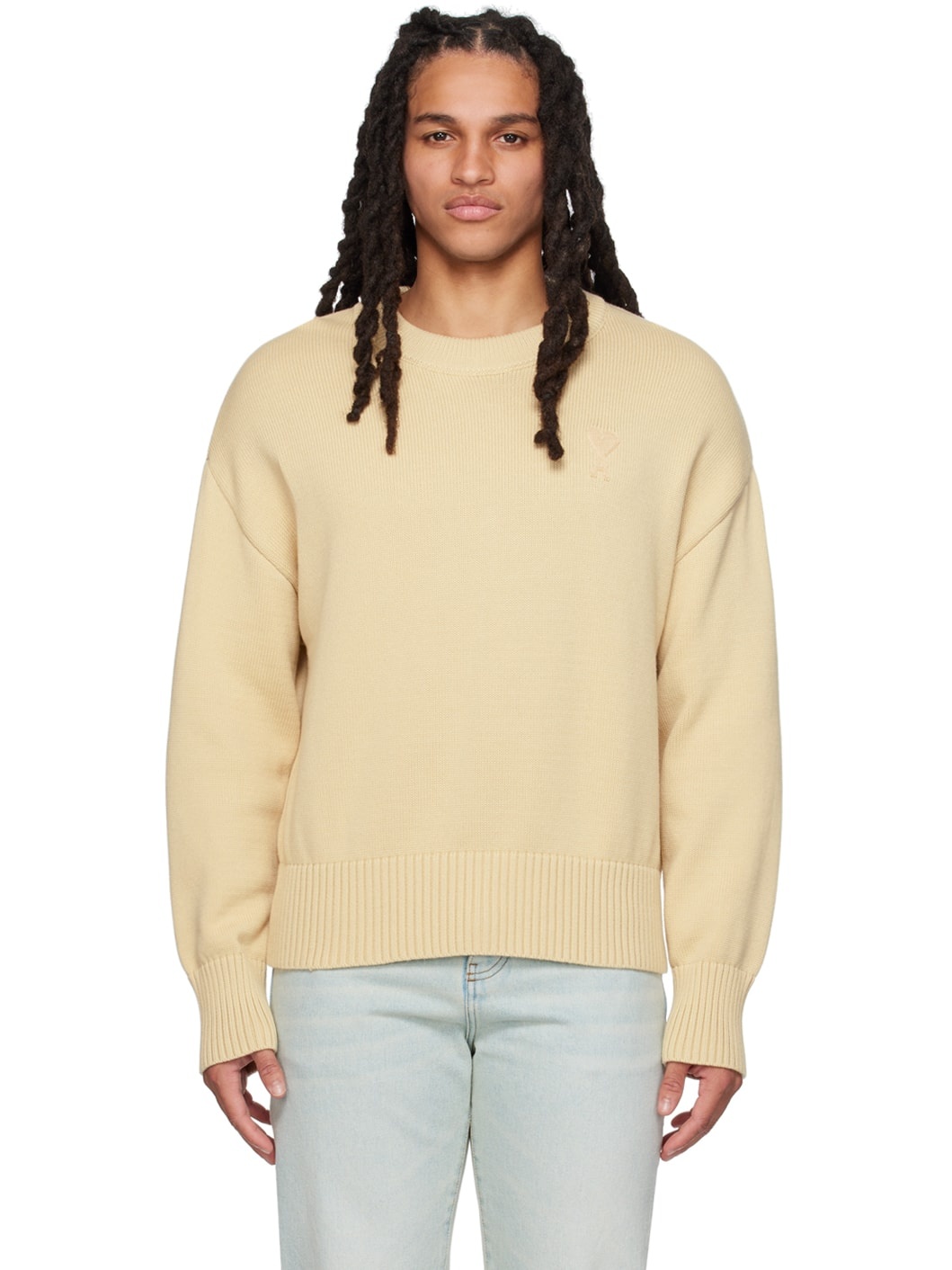 Beige Ami de Cœur Sweater - 1