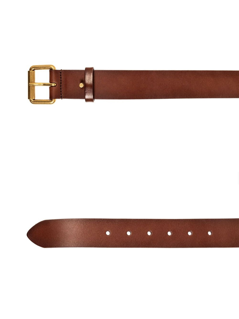 SAINT LAURENT buckle leather belt outlook