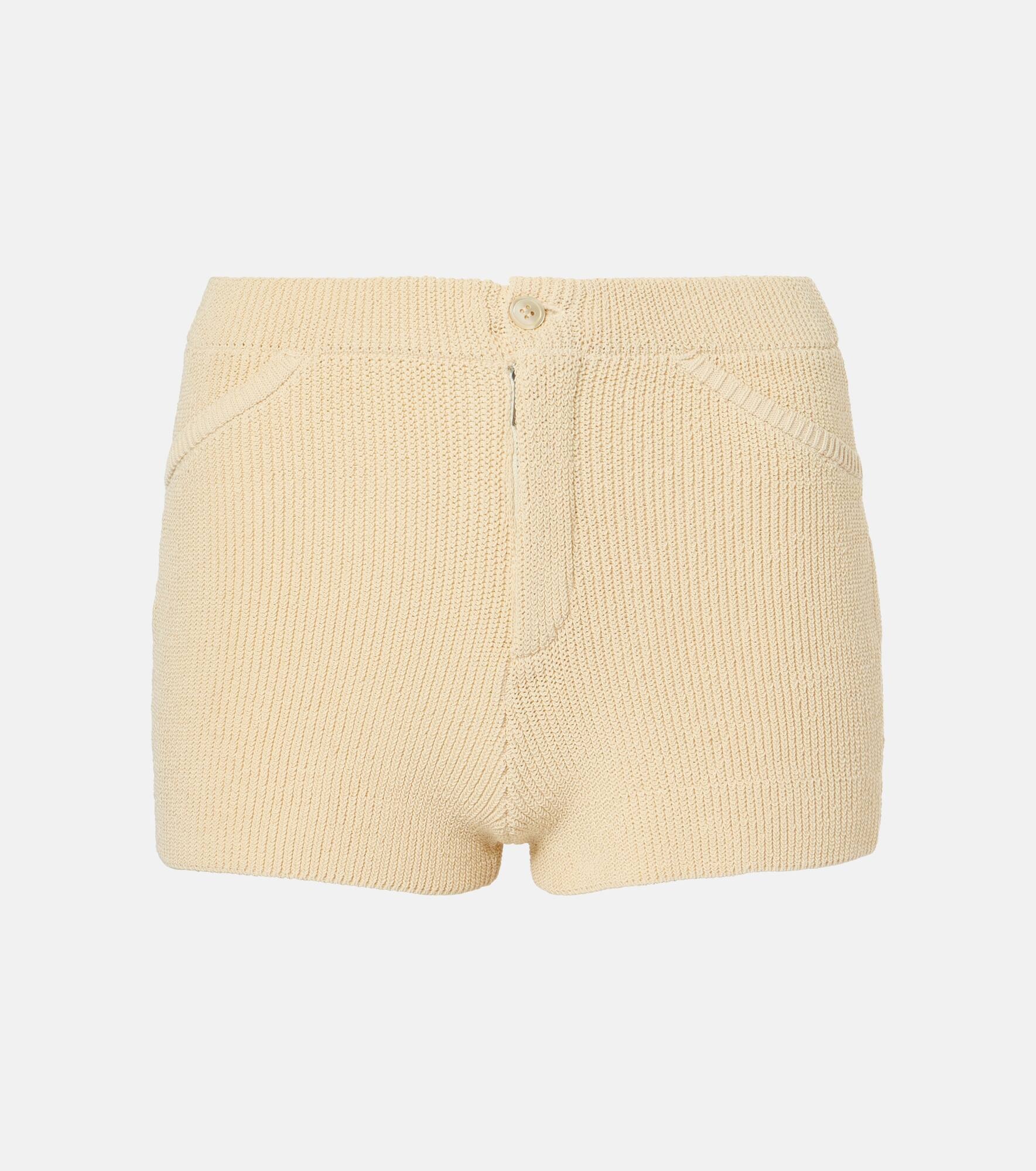 Lysi low-rise cotton-blend shorts - 1