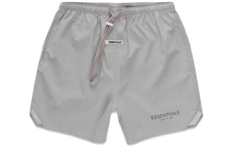 ESSENTIALS Fear of God Essentials FW20 Volley Shorts 'Silver' FOG-FW20-231 outlook
