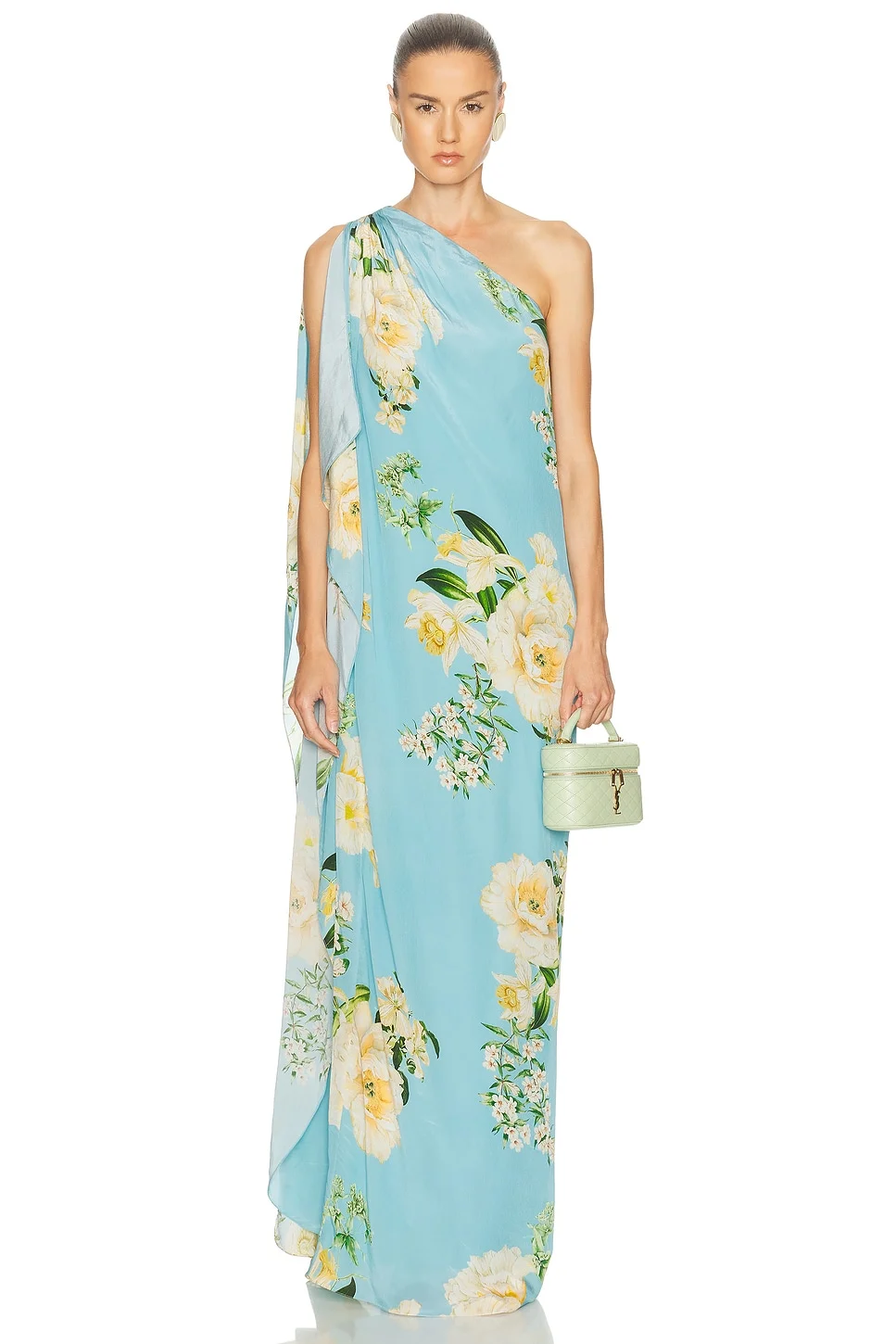 Ajia One Shoulder Kaftan Dress - 1