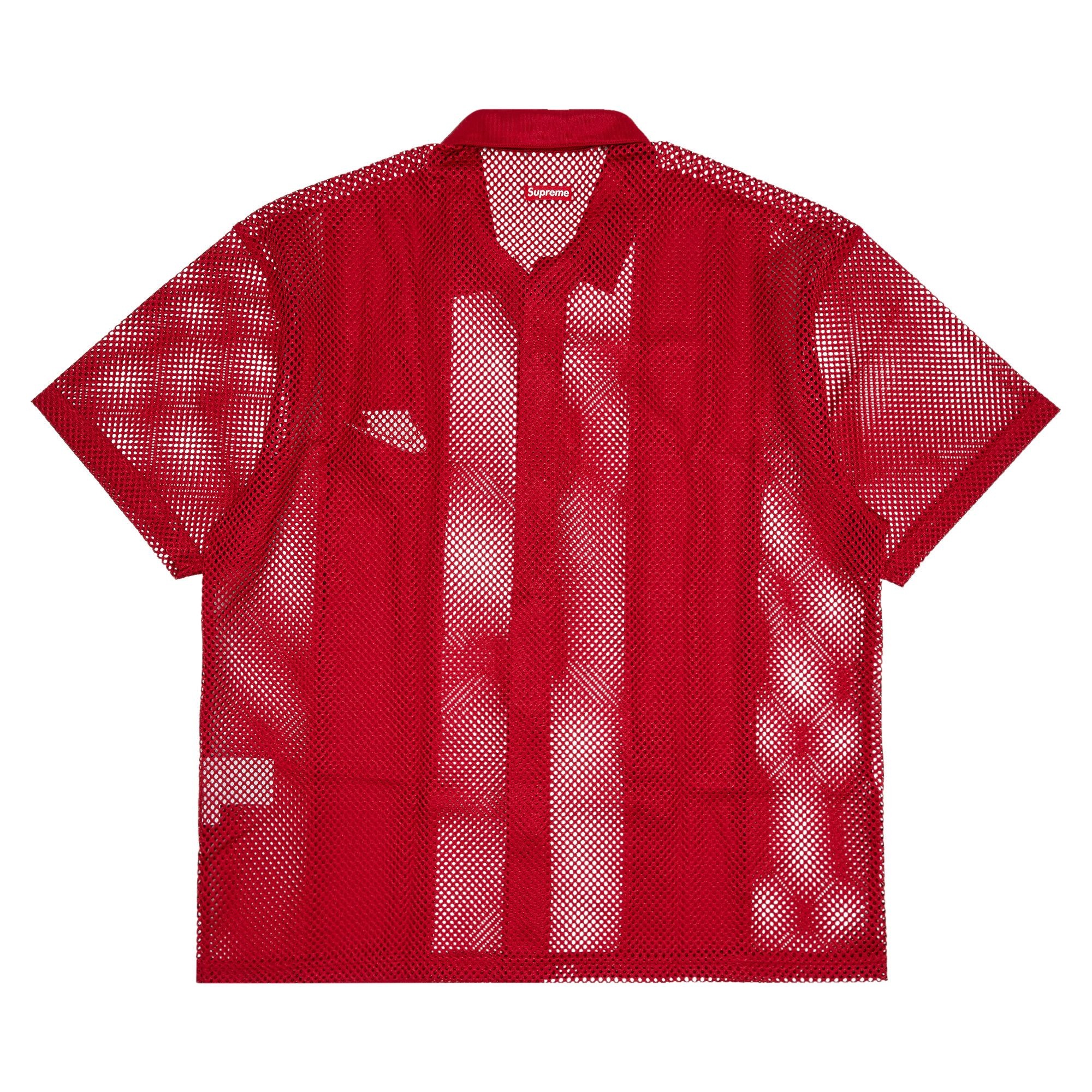 Supreme Supreme x Nike Mesh Short-Sleeve Shirt 'Red