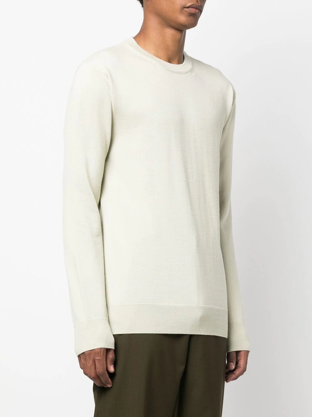 crew-neck merino wool jumper - 3