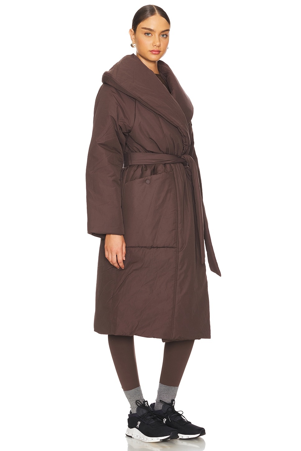 Ana Long Wrap Puffer Coat - 2