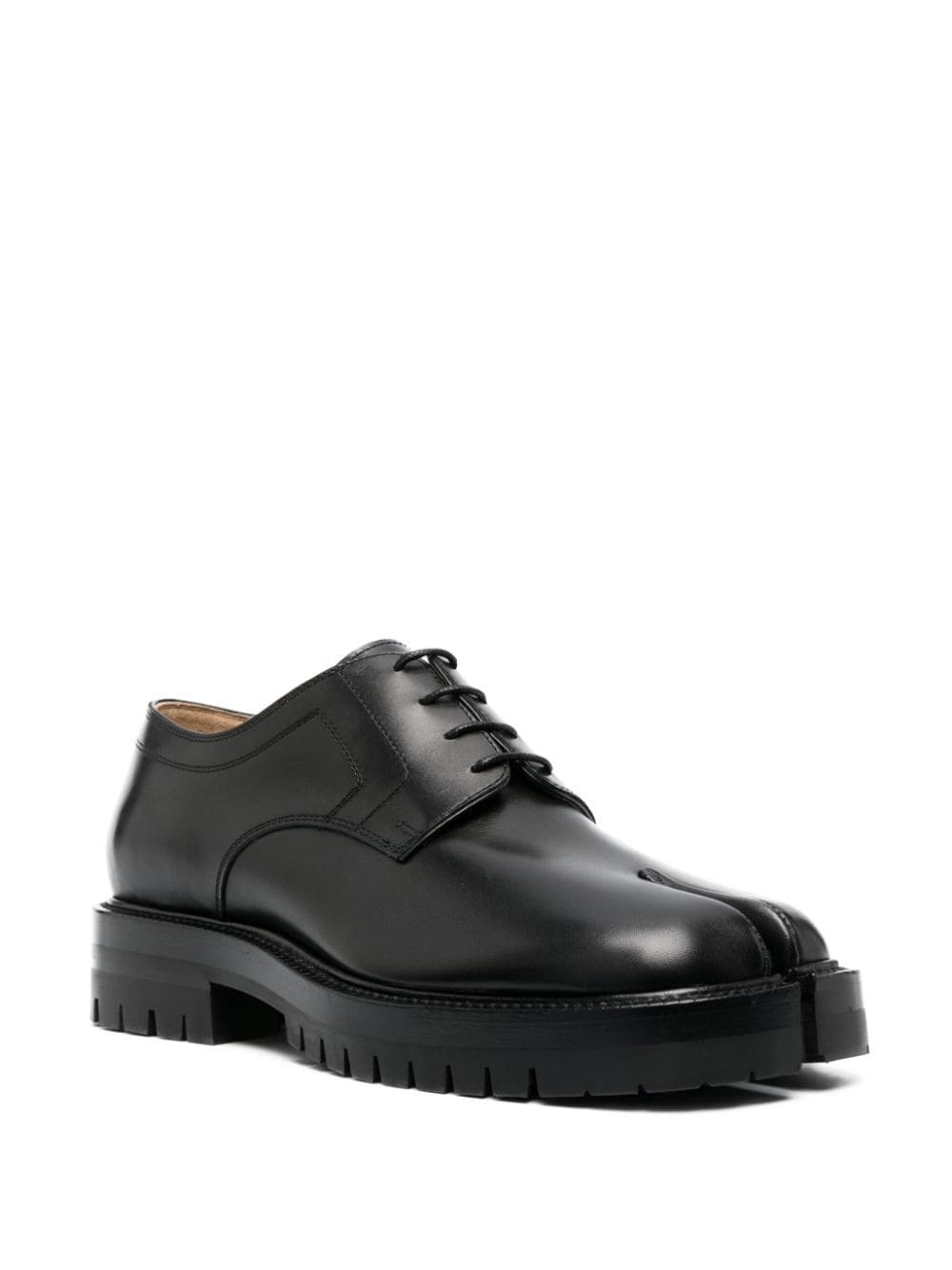 Tabi lace-up leather loafers - 2