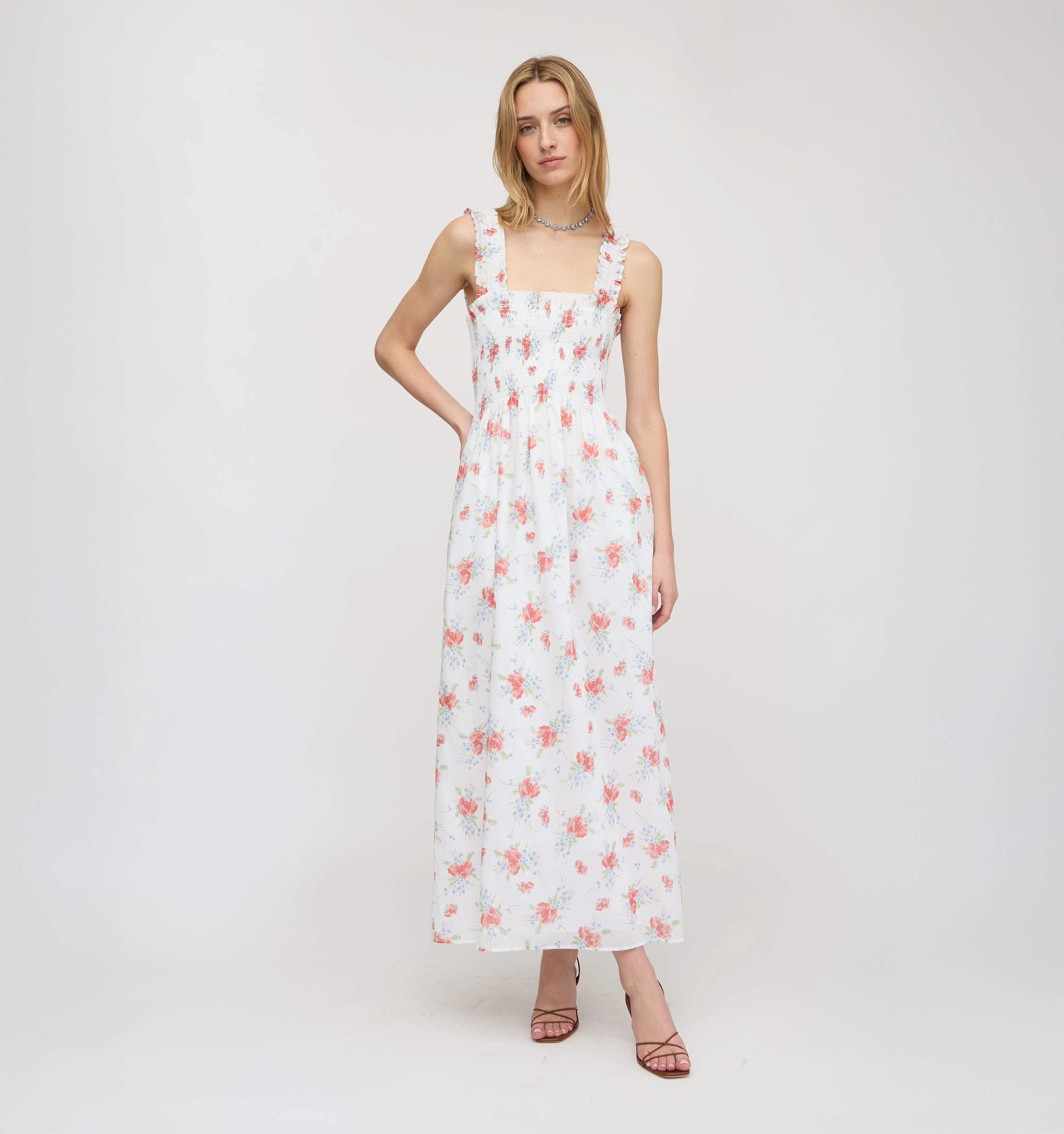 The Ashlyn Nap Dress - Sunburst Blossoms - 1