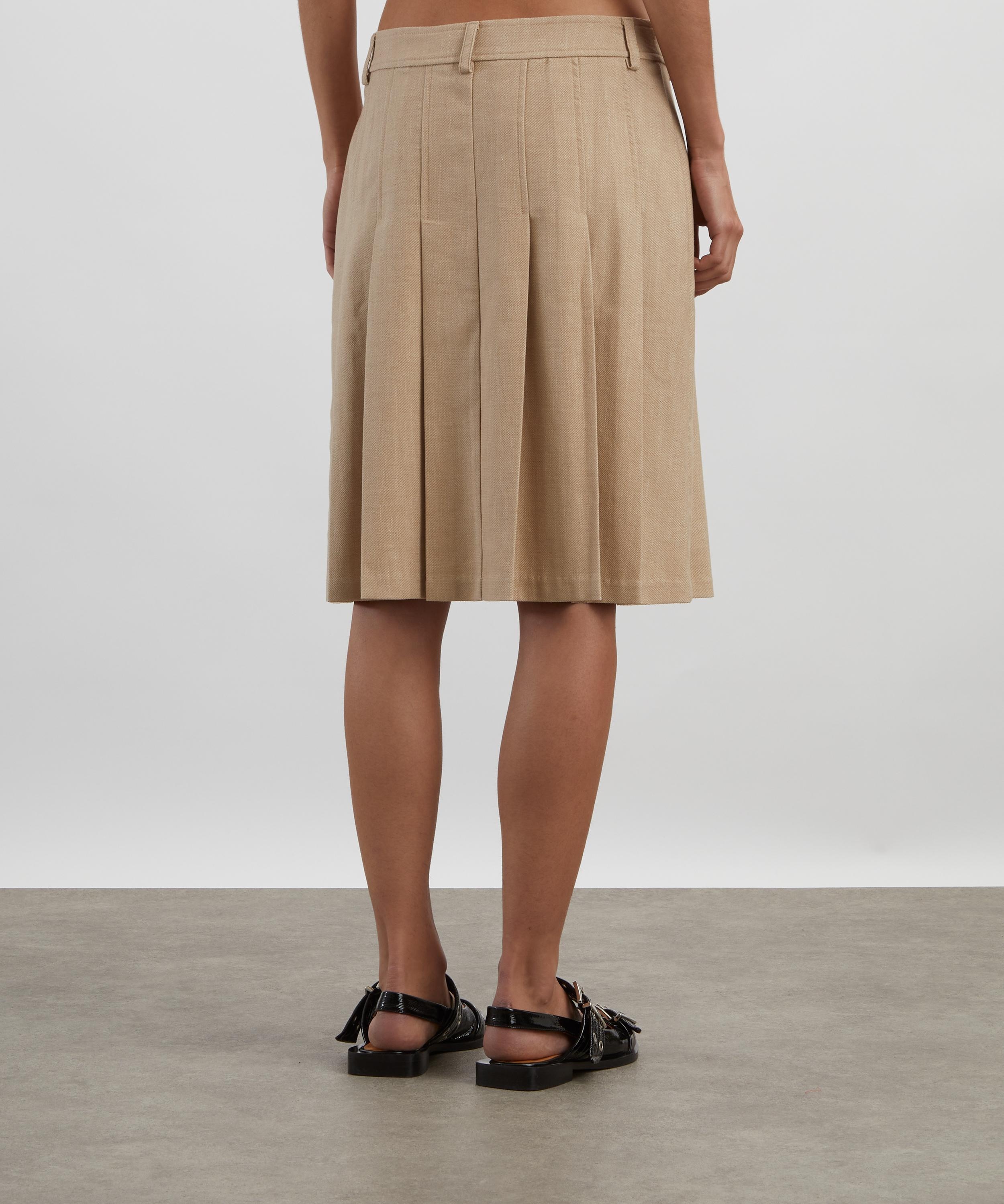 Lai Pleated Midi Skirt - 4
