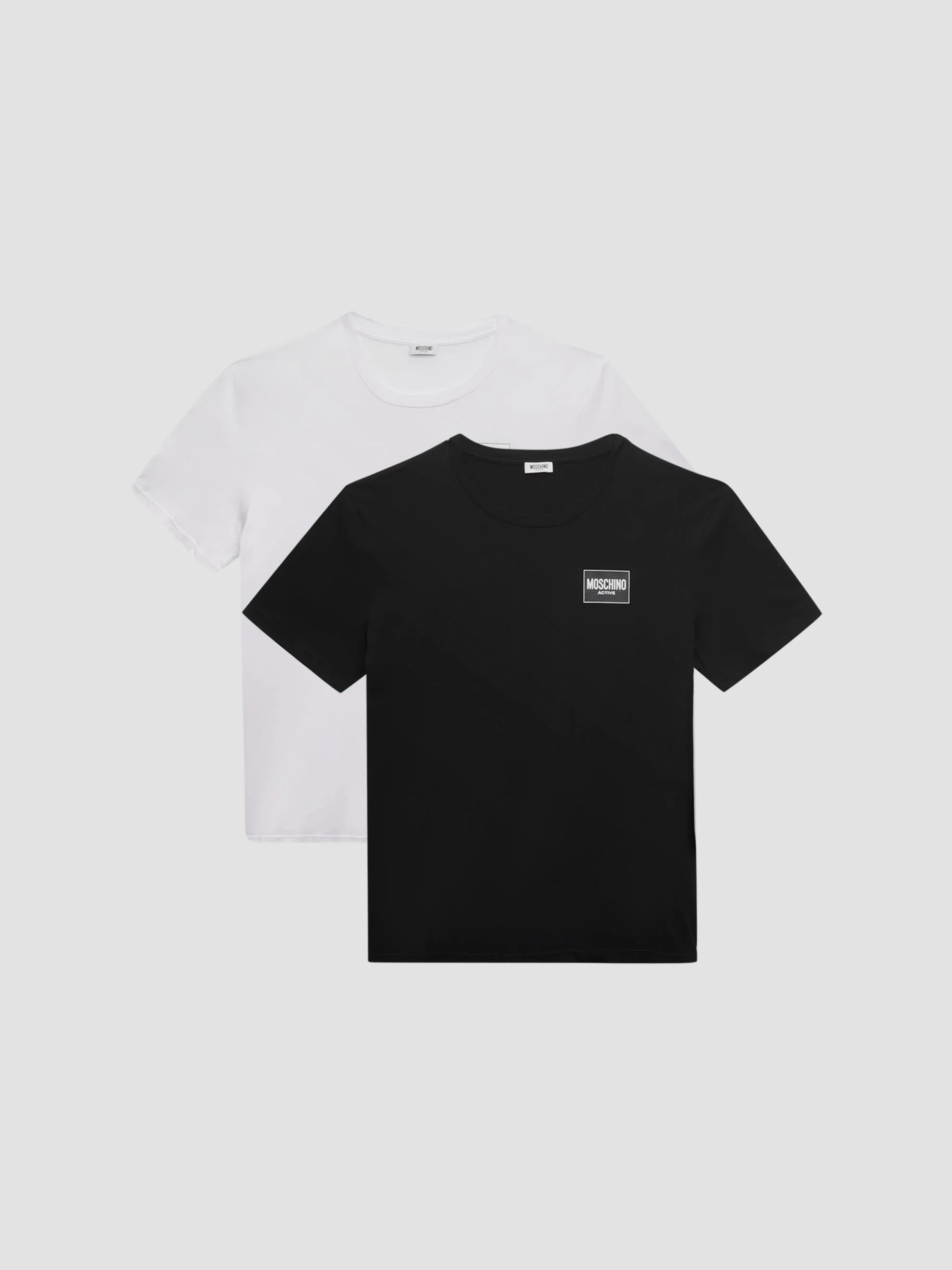 Men's 2-Pack Logo Stretch-Jersey Crewneck T-Shirt Set - Multi Black - 1