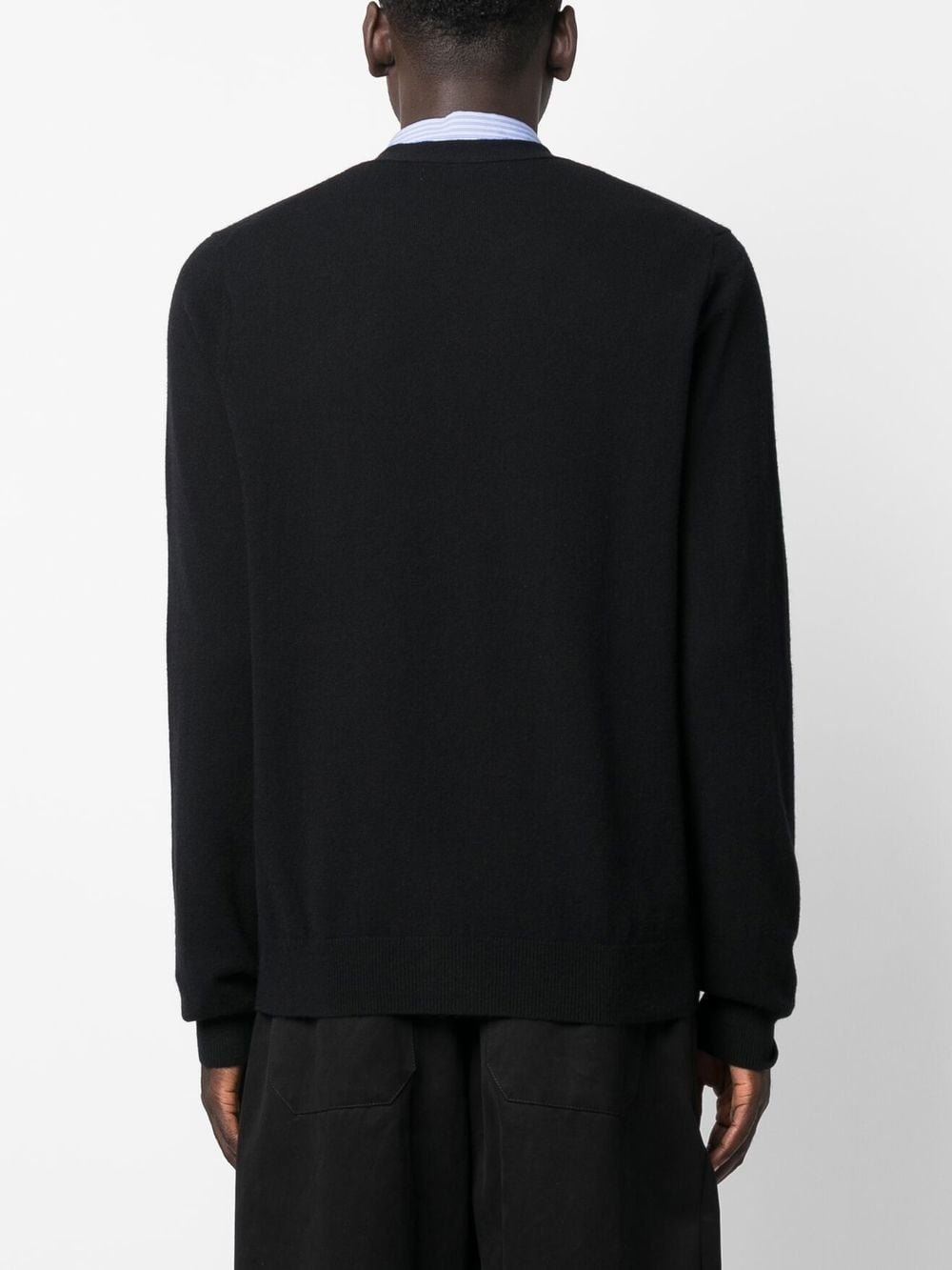 V-neck wool cardigan - 4