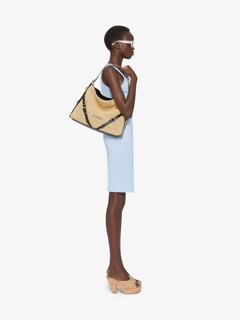 Givenchy MEDIUM VOYOU BAG IN RAFFIA outlook
